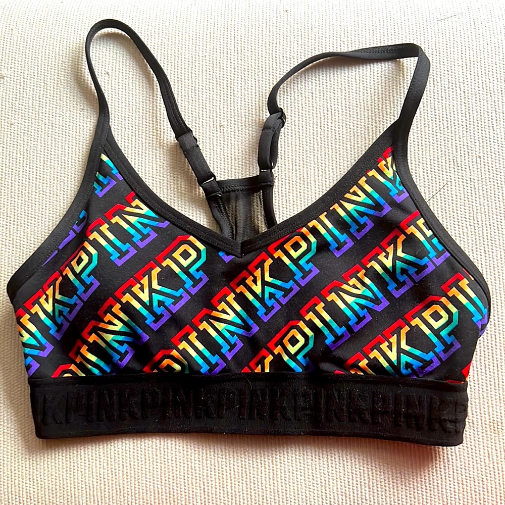Victoria’s Secret Pink Bra, Size: Extra Small, Ultimate Lightly Lined Sports Bra